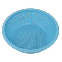 Load image into Gallery viewer, Ikeda DX Round Colander, #470  Made of polypropylene, Blue　made in Japan
