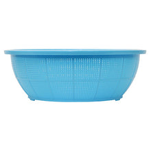 Load image into Gallery viewer, Ikeda DX Round Colander, #470  Made of polypropylene, Blue　made in Japan
