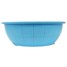 Load image into Gallery viewer, Ikeda DX Round Colander, #650  Made of polypropylene, Blue　made in Japan
