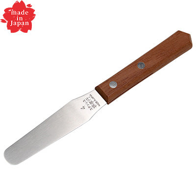 Stainless Steel, Palette Knife, Wooden Handle　4（Blade 10cm SAKAI TAKAYUKI）Spatula, Confectionery　made in Japan