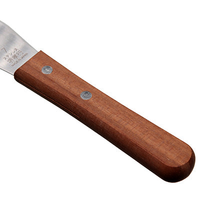Stainless Steel, Palette Knife, Wooden Handle　7（Blade 10cm SAKAI TAKAYUKI）Spatula, Confectionery　made in Japan