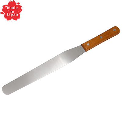 Stainless Steel, Palette Knife, Wooden Handle　10（Blade 10cm SAKAI TAKAYUKI）Spatula, Confectionery　made in Japan