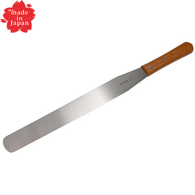 Stainless Steel, Palette Knife, Wooden Handle　14（Blade 10cm SAKAI TAKAYUKI）Spatula, Confectionery　made in Japan