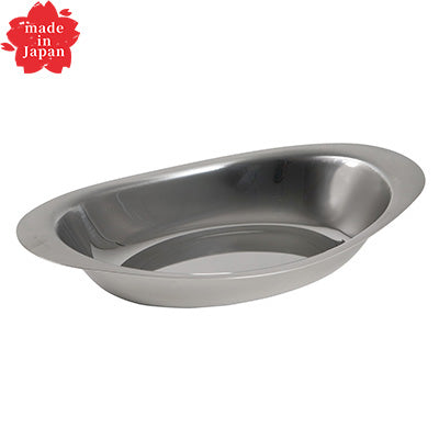 IKD Stainless Steel Curry Plate (Small) 10.5 inch　Made in Japan