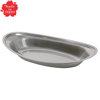 IKD Stainless Steel Curry Plate (Large) 12.5 inch　Made in Japan