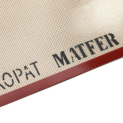Matfer Silpat R-Type Heat-Resistant Baking Sheet (Red-Brown) – Silicone-Coated Surface, Moist Finish
