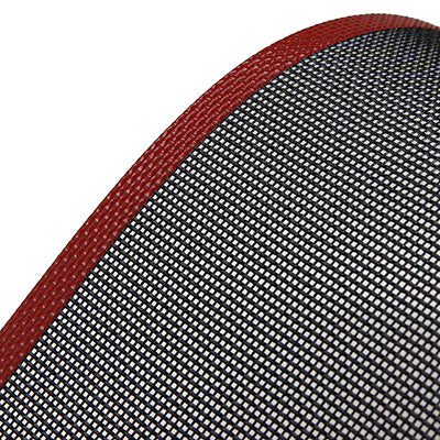 Matfer Silpan R-Type 8-Cavity Baking Mat (38×20 cm) – Heat-Resistant Mesh Sheet, Crispy Red &amp; Black