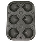 Madeleine Shell Mold 6P – Non-Stick Coated Bakeware, No Pre-Seasoning Needed