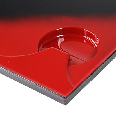 Heat-Resistant, Gassan Plate "Black Vermilion_Two-tone"　made in Japan
