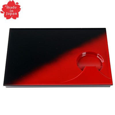 Heat-Resistant, Gassan Plate "Black Vermilion_Two-tone"　made in Japan