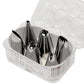 Stainless Steel Piping Tip Set (6-Piece) – CO to CO　Made in Japan
