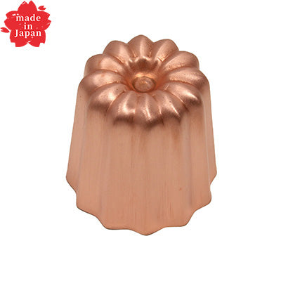 Copper Canelé Mold Small Ø4.5cm × H4.5cm (50cc) Baking Mold (From 1 pc)　Made in Japan