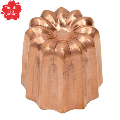 Copper Canelé Mold Large Ø5.3cm × H5cm (80cc) Baking Mold (From 1 pc)　Made in Japan