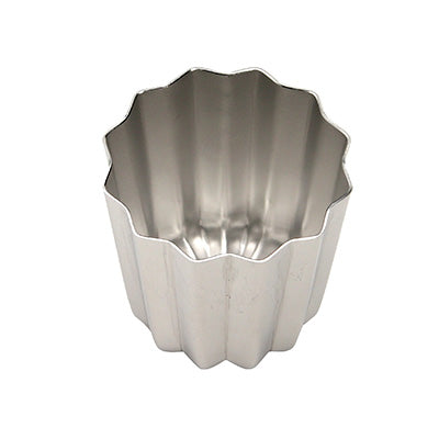 Stainless Steel Canelé Mold Small Ø3.7cm × H3.7cm Capacity 27cc (From 1 pc)　Made in Japan