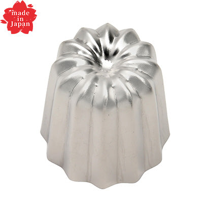 Stainless Steel Canelé Mold Small Ø3.7cm × H3.7cm Capacity 27cc (From 1 pc)　Made in Japan