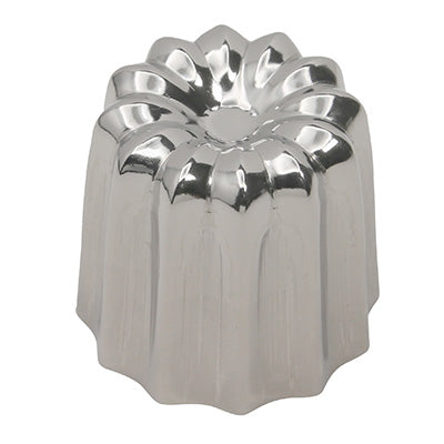 Stainless Steel Canelé Mold Large Ø5.3cm × H5cm Capacity 80cc (From 1 pc)　Made in Japan