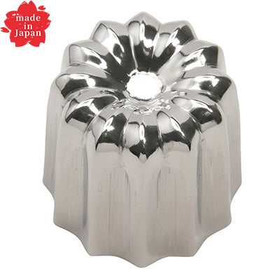 Stainless Steel Canelé Mold Large Ø5.3cm × H5cm Capacity 80cc (From 1 pc)　Made in Japan
