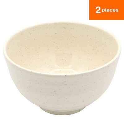 Bowl（White）2 plates, MIN melamine tableware series