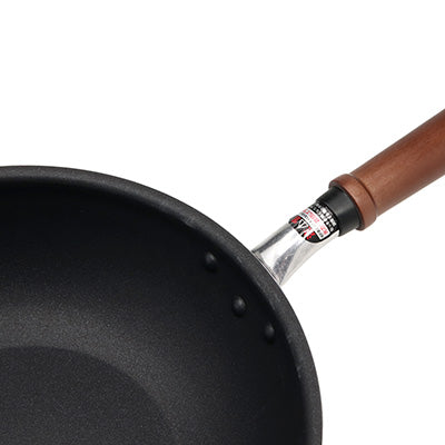 Plateado EM Stir-Fry 28cm – Lightweight Stainless Steel & Aluminum 2-Layer Construction, Gas &amp; IH Compatible　Made in Japan