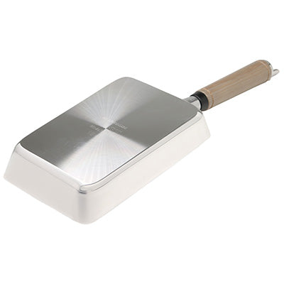 Aluminum  Senren Cast FAN Tamagoyaki Pan – Lightweight, 【Gas Stove Only】　Made in Japan
