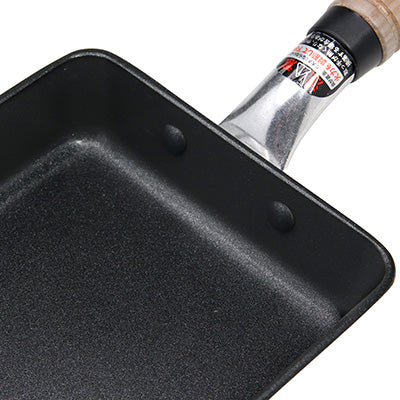 Aluminum  Senren Cast FAN Tamagoyaki Pan – Lightweight, 【Gas Stove Only】　Made in Japan