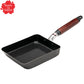 Iron Tamagoyaki pan Ajitatsujin – Silicone Coating, No Pre-Seasoning Required, Wooden Handle, Gas &amp; IH Compatible　Made in Japan
