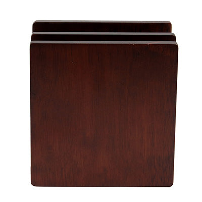 SC Wooden Napkin & Menu Stand, Brown, Commercial Use