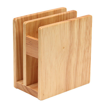 SC Wooden Napkin &amp; Menu Stand, Natural, Commercial Use