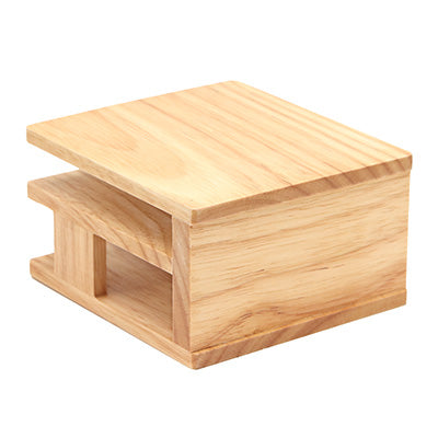 SC Wooden Napkin &amp; Menu Stand, Natural, Commercial Use