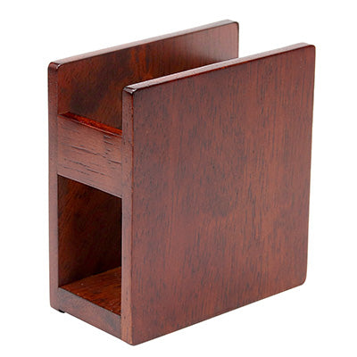 SC Wooden Napkin Stand, Brown, for Commercial Use