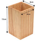 Wooden Chopstick Holder & Cutlery Stand – Natural (8×8×H13cm)
