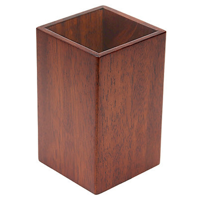 SC Wooden Chopstick Holder & Cutlery Stand – Brown (8×8×H13cm)