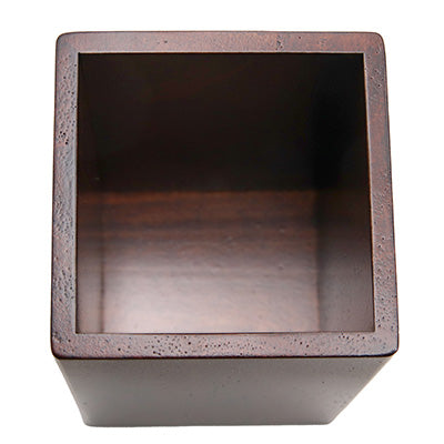 SC Wooden Chopstick Holder & Cutlery Stand – Brown (8×8×H13cm)