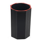 Octagonal Wood-Grain Chopstick Holder – Large　Black & Vermilion