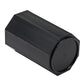 Octagonal Wood-Grain Chopstick Holder – Large　Black & Vermilion