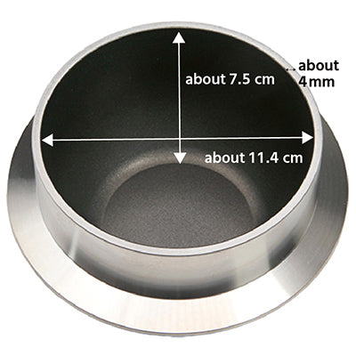 Aluminum Kamameshi Rice Pot Set (Large, 1 Cup) with Black Wooden Base – Non-Stick Interior, ※Solid Fuel Not Included