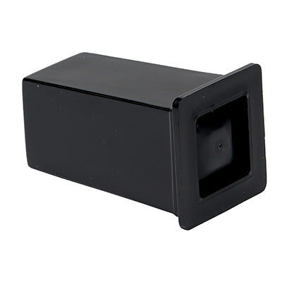 Square Toothpick Holder, Black, Tabletop
