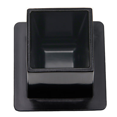Square Toothpick Holder, Black, Tabletop