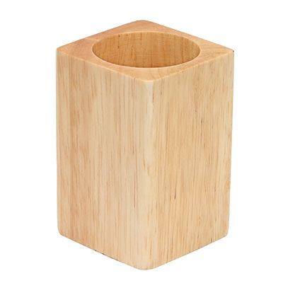 SC Wooden Pick Stand, Natural, Toothpick Holder, Receipt Holder,