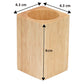 SC Wooden Pick Stand, Natural, Toothpick Holder, Receipt Holder,