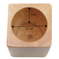 SC Wooden Pick Stand, Natural, Toothpick Holder, Receipt Holder,