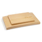 Hinoki Wooden Serving Plate – C-Shaped, Plain