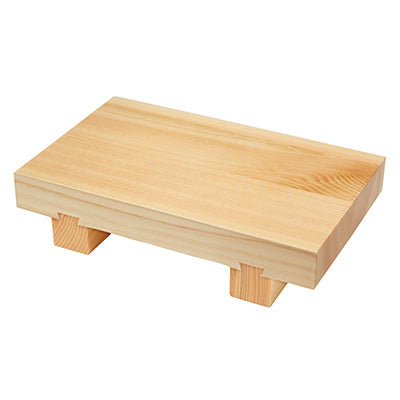 Hinoki Wooden Sushi Geta Serving Board – 24cm