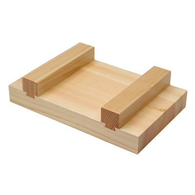 Hinoki Wooden Sushi Geta Serving Board – 24cm