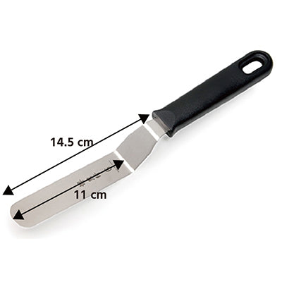 Sakai Takayuki Offset Palette Knife No.6 – Stainless Steel, PC Handle | Made in Japan