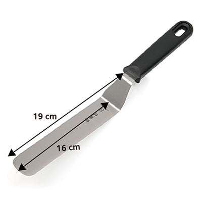 Sakai Takayuki Offset Palette Knife No.8 – Stainless Steel, PC Handle | Made in Japan