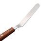 Sakai Takayuki Offset Palette Knife No.4 – Stainless Steel, Wooden Handle
