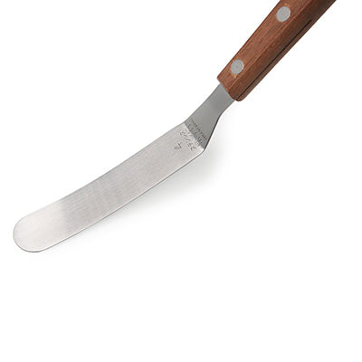 Sakai Takayuki Offset Palette Knife No.4 – Stainless Steel, Wooden Handle