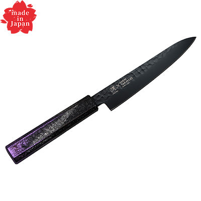Stainless Steel Pastry Petty Knife 15cm “Stella Stella Polaris” – Purple Handle　made in Japan