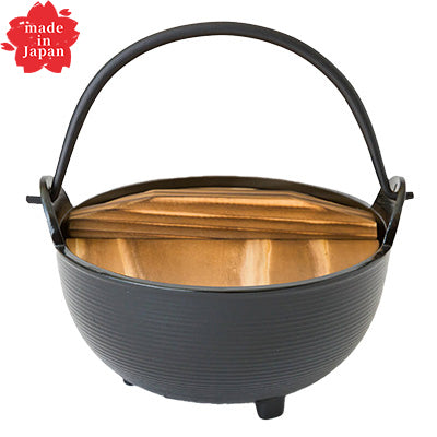 Aluminum Inaka Nabe,15cm～30cm Silicon fluorine processing, Traditional-style pot　made in Japan
